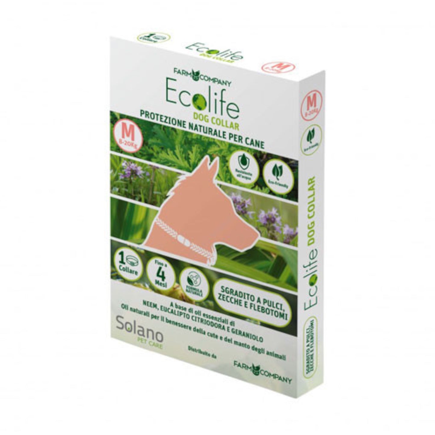 FARMCOMPANY ECOLIFE REPELLENTE NATURALE COLLARE PER CANI
