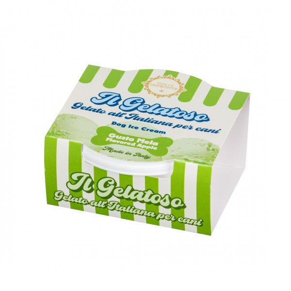 DOLCI IMPRONTE - GELATO DELATTOSATO PER CANI - AROMA MELA -