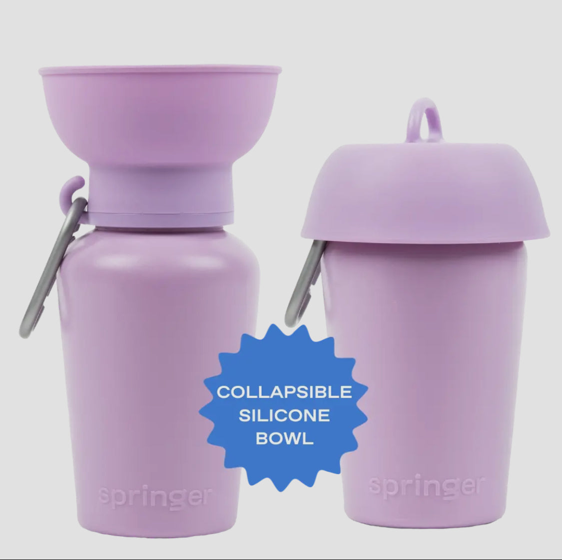 Springer Flip - Borraccia d'acqua da viaggio per cani Flip 20 oz