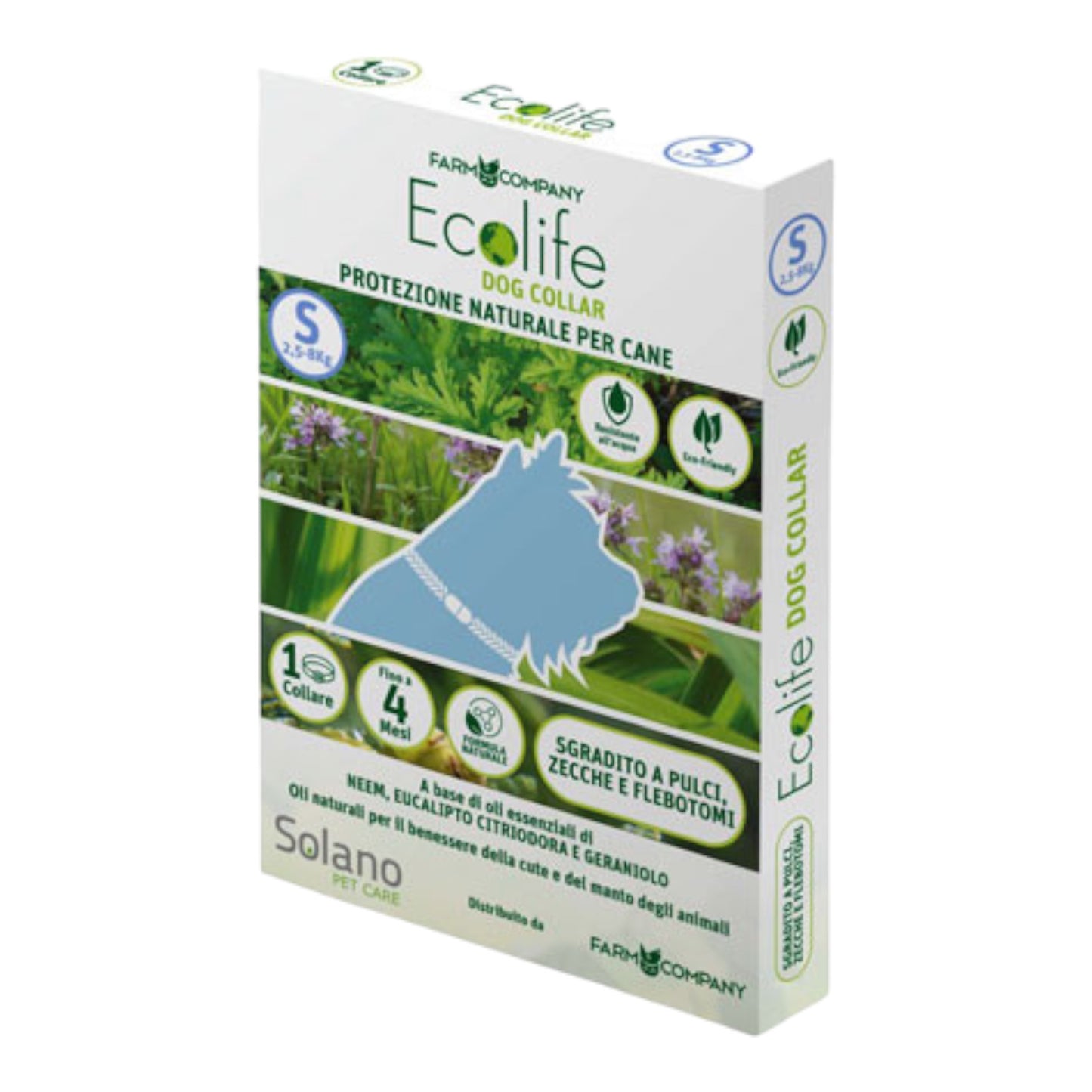 FARMCOMPANY ECOLIFE REPELLENTE NATURALE COLLARE PER CANI