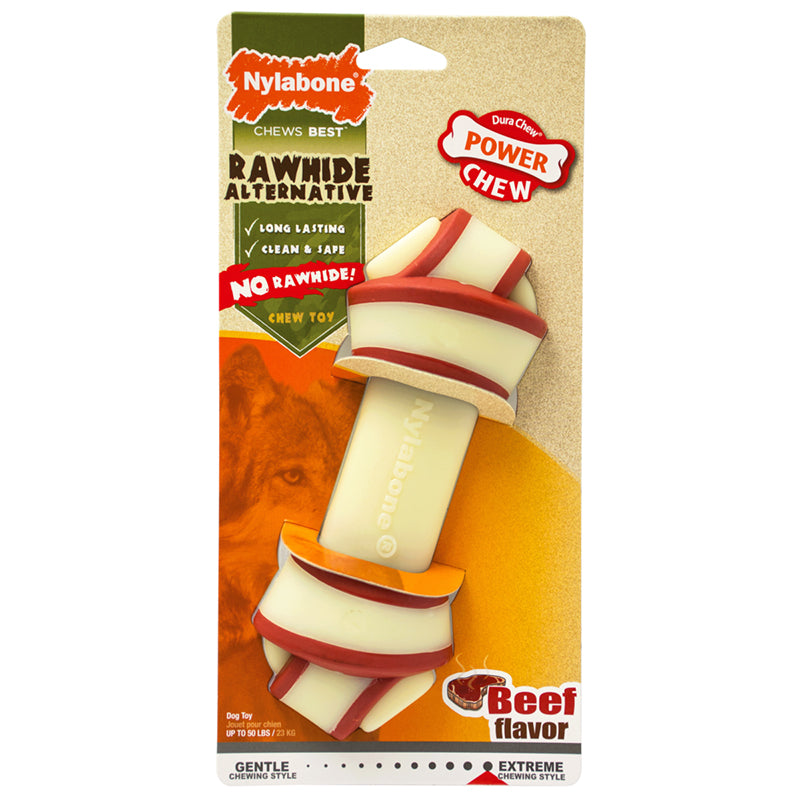 Power Chew Rawhide Knot Chew Bone