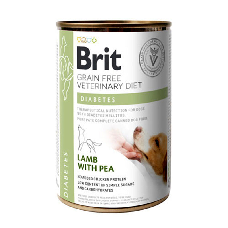 BRIT VETERINARY DIET CANE DIABETES UMIDO