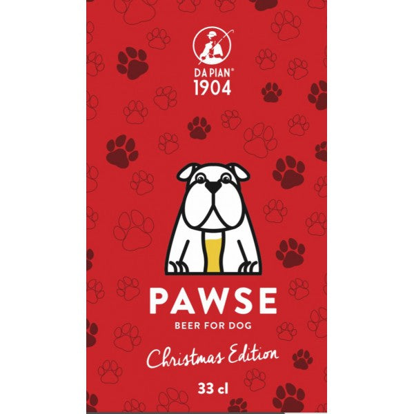 PAWSE - XMAS BEER - LIMITED EDITION - NO ALCOHOL-GAS - BASE MIELE - MADE IN ITALY