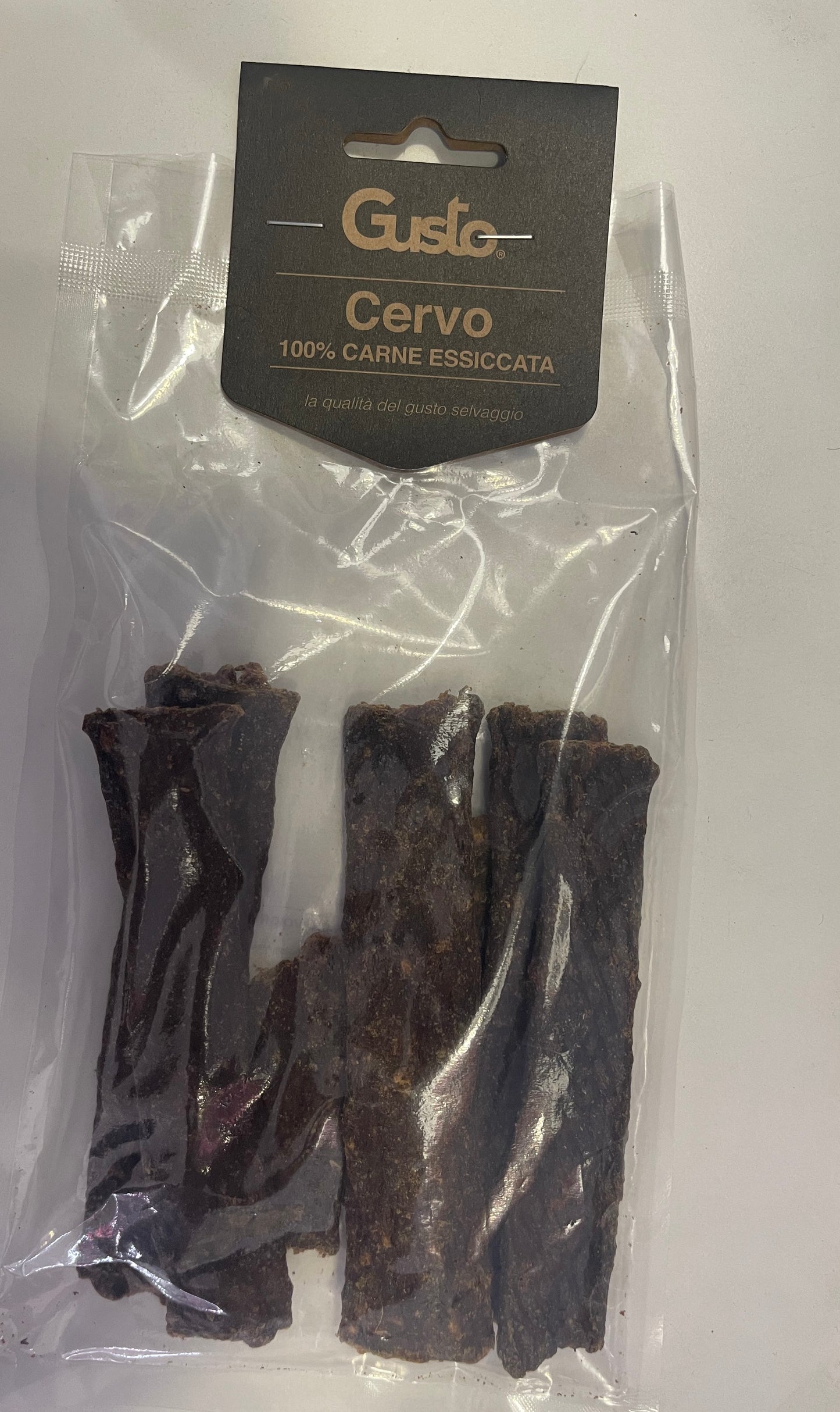 GUSTO Salsicce di carne essiccata di cervo