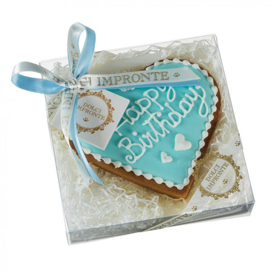 DOLCI IMPRONTE ® - CUORE DI TORTA AZZURRO - 110GR